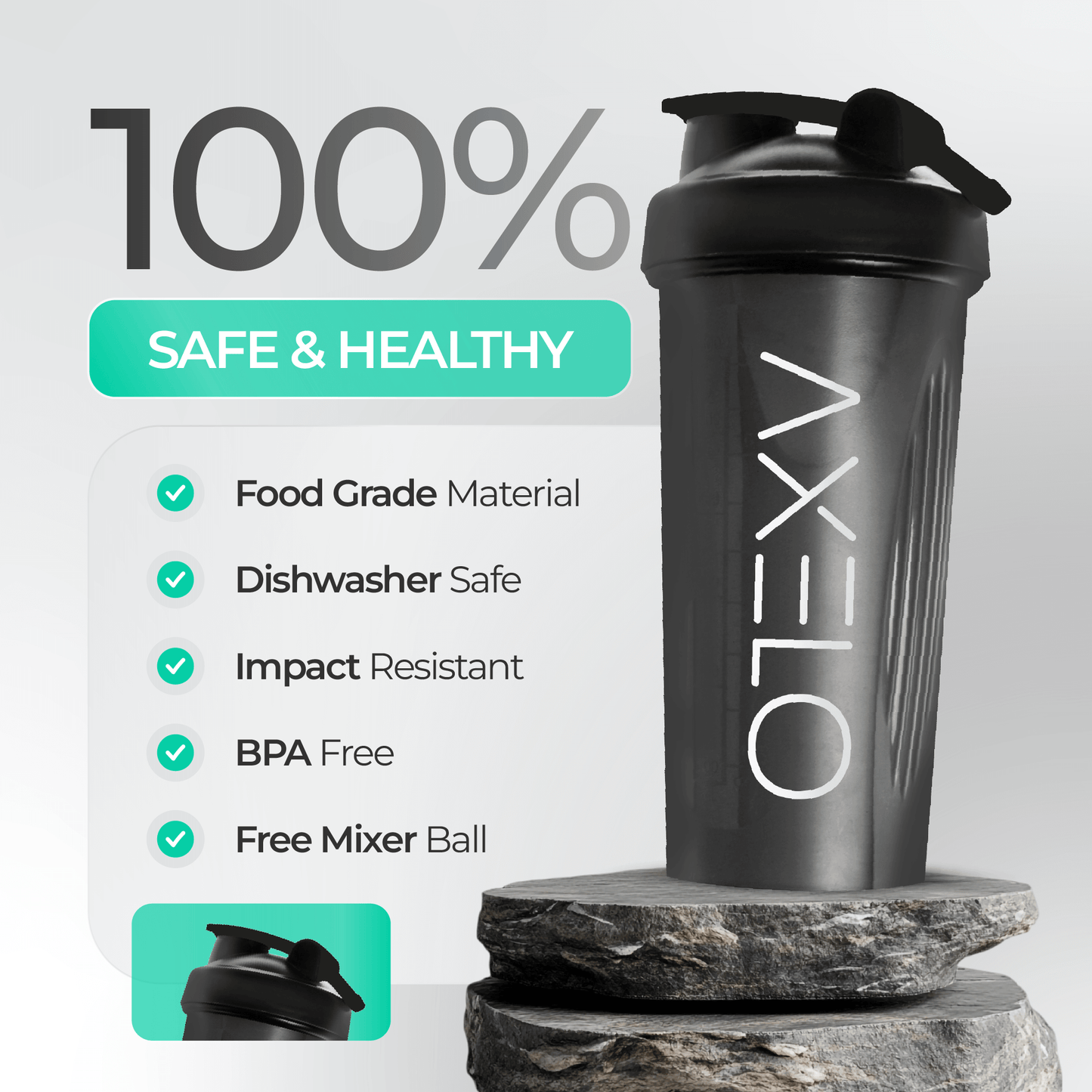 Protein Shaker Bottle