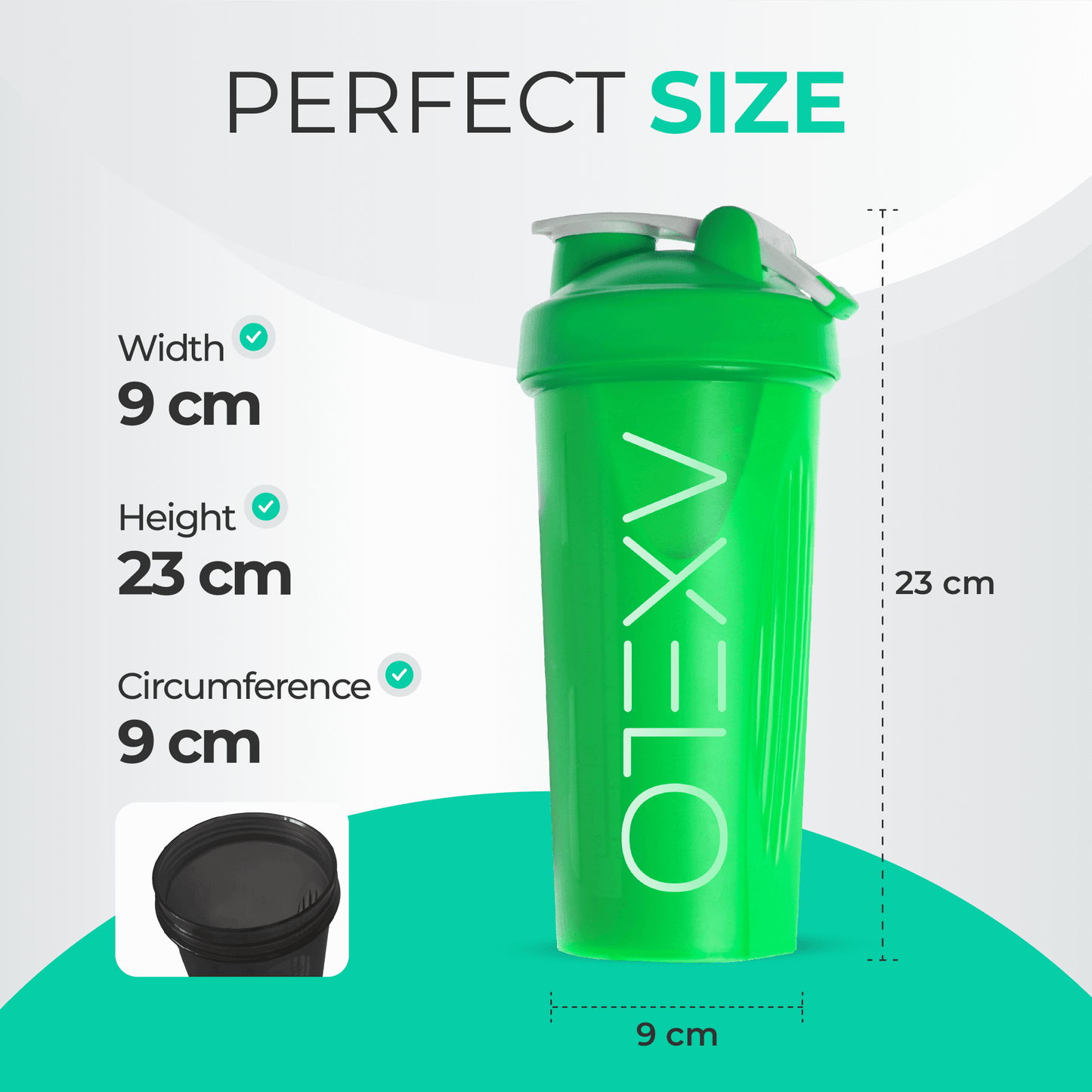 Protein Shaker Bottle