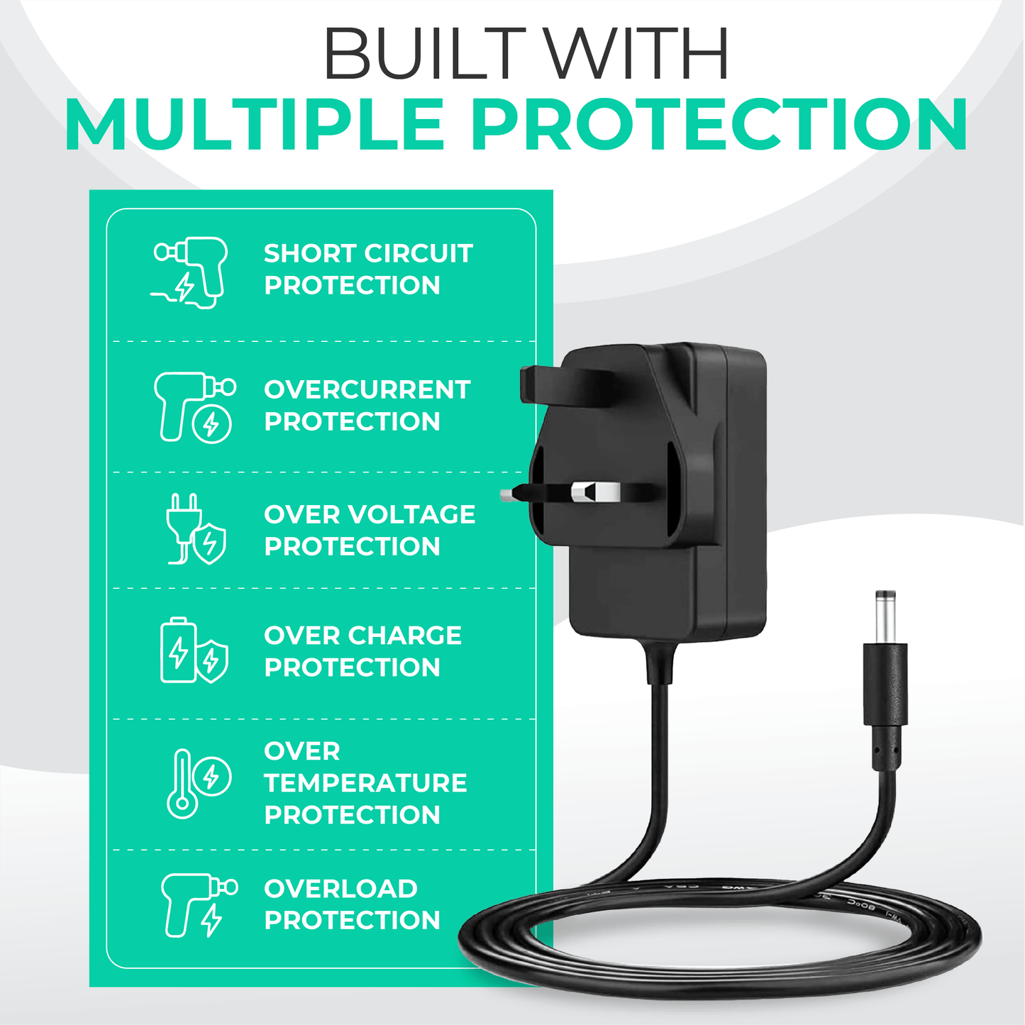 Replacement Charger For Massage Gun Pro