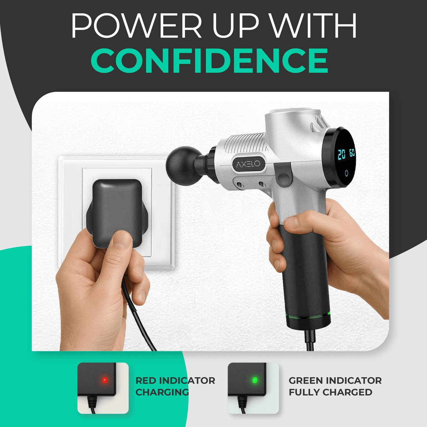 Replacement Charger For Massage Gun Pro