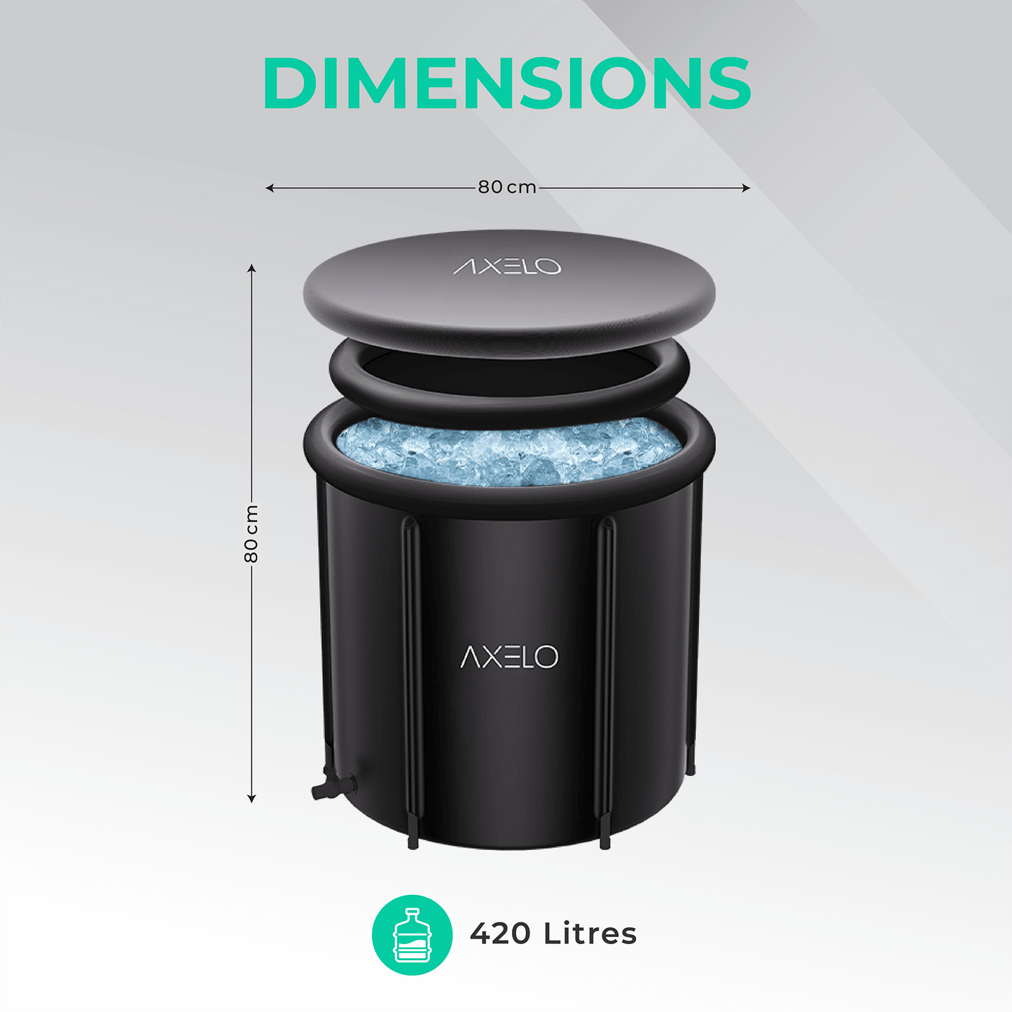 3 in 1 Portable Recovery Ice Bath Pod DP2